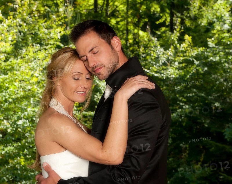 Dreamy wedding couple