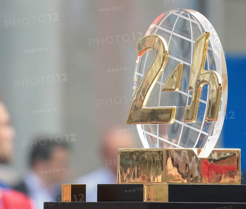 The trophy for the Circuit de la Sarthe