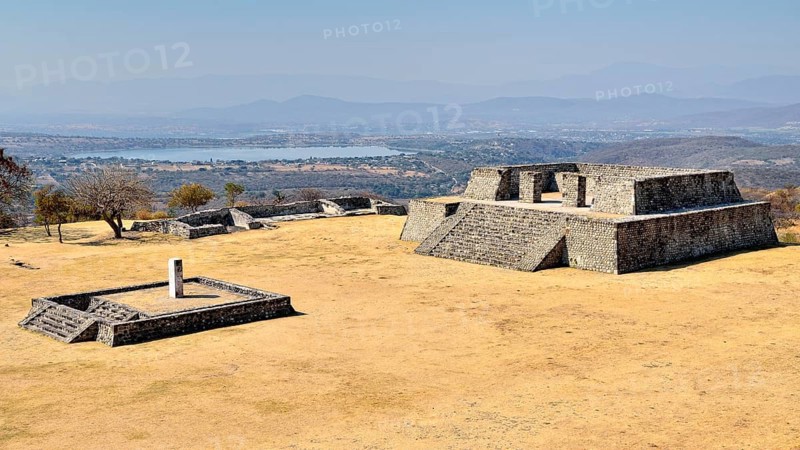 View of Plaza de la Estela from Gran Piramide