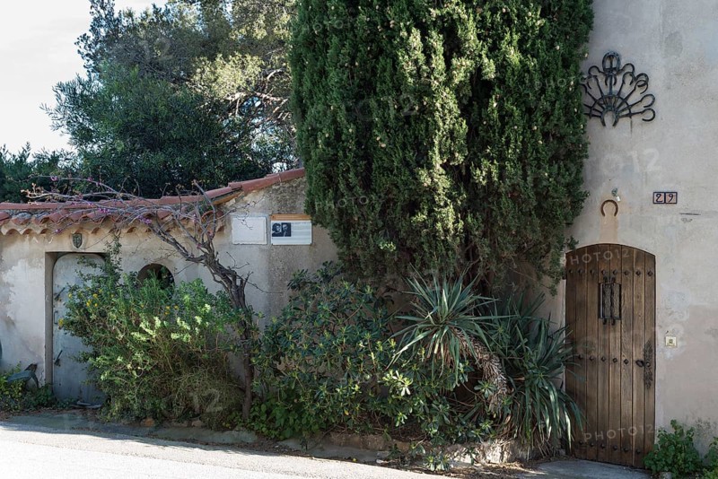Alma Mahler-Werfel and Franz Werfel lived in this house in exile in 1940, Sanary-sur-Mer