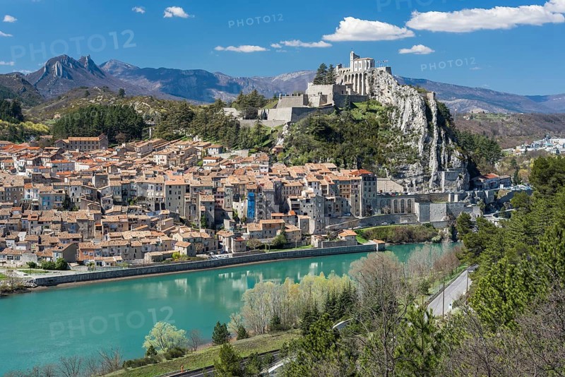 Historic centre with Citadel, Sisteron