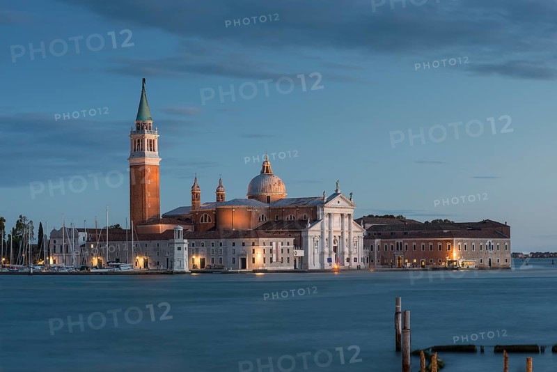 Island of San Giorgio Maggiore with abbey and church