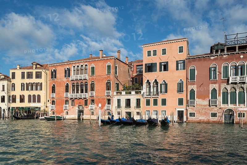 The red Palazzo Giustinian Persico