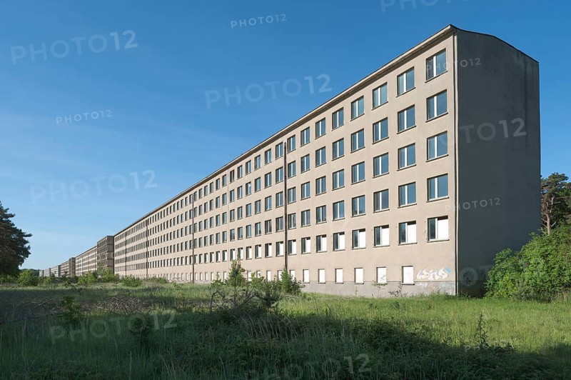 Gigantic housing block in Prora