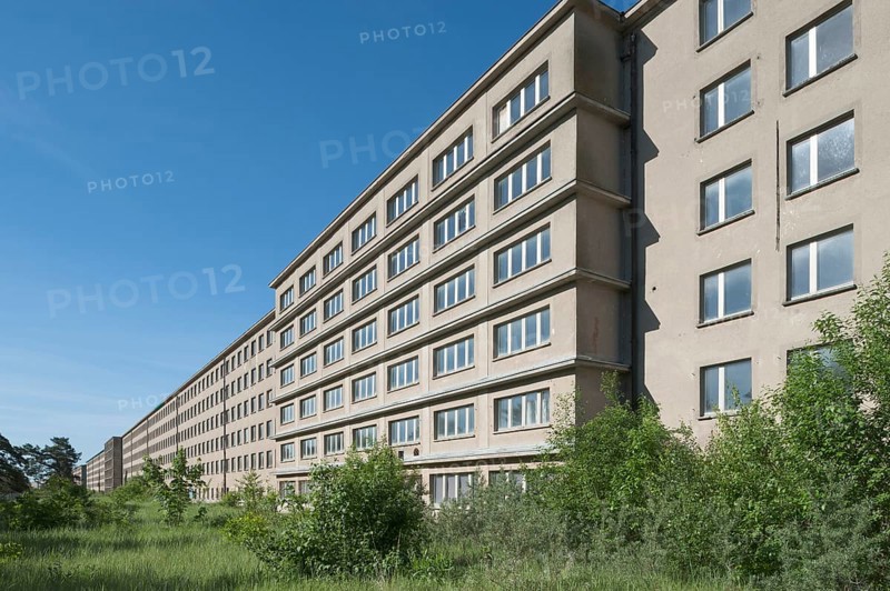 Gigantic housing block in Prora