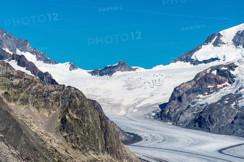 Jungfraujoch in the summer