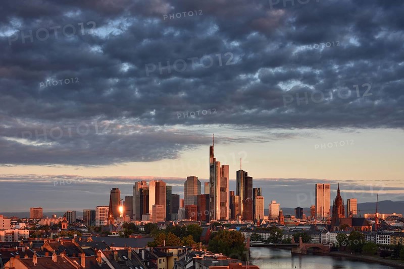 Alte Brucke bridge in front of Skyline