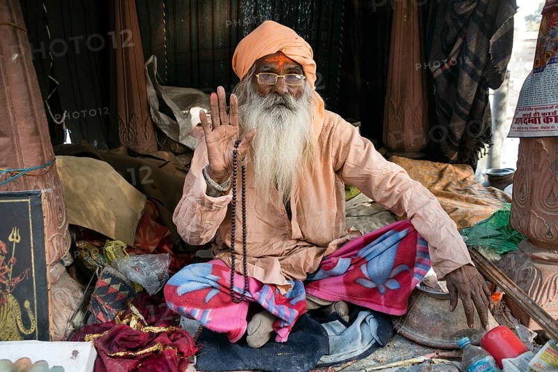 Rajasthani with turban and beard