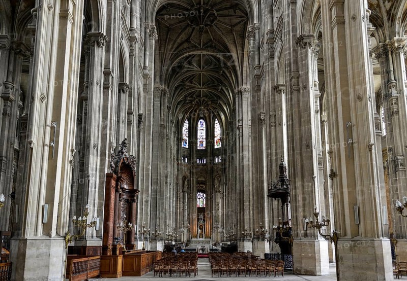 Interior of Saint Eustache Church