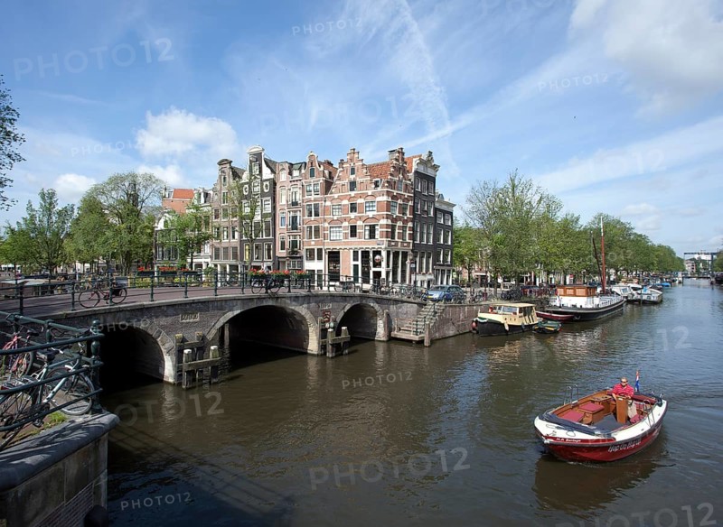 Houses on the Prinsengracht canal