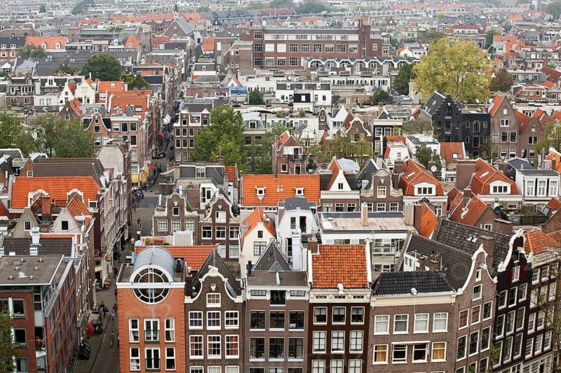 View over the Jordaan neighbourhood