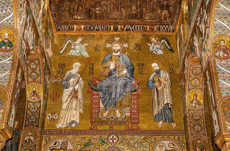 Byzantine mosaic