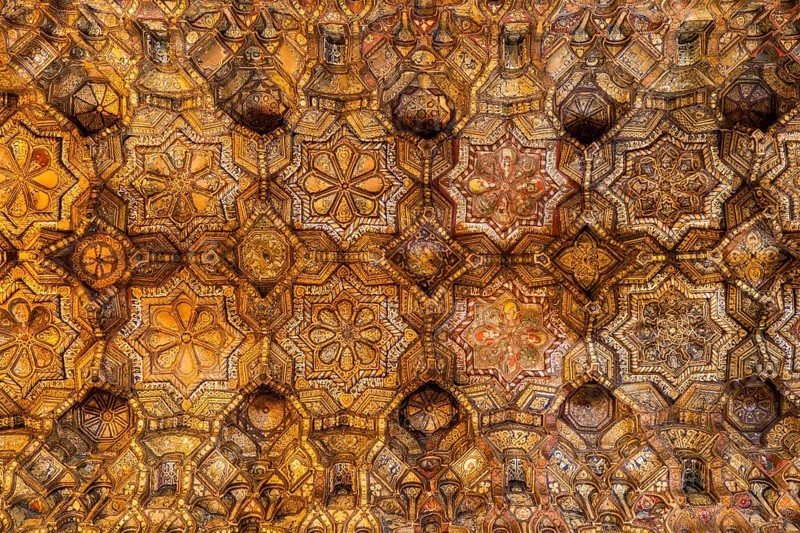 Fatimid wood ceiling