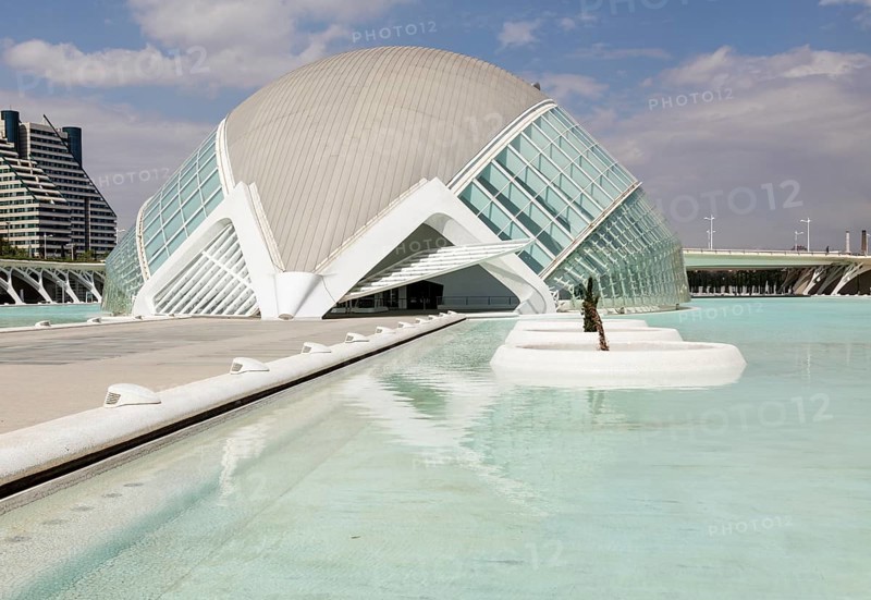City of Arts and Sciences with the Hemisferic IMAX cinema