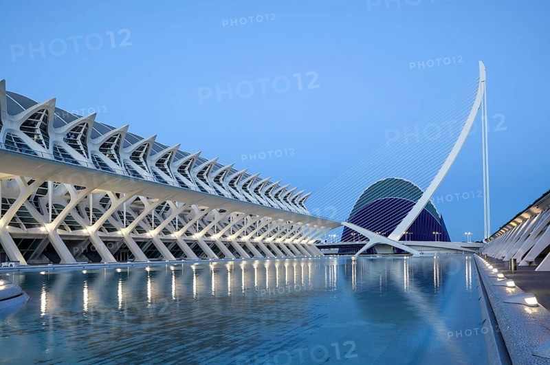 The City of Arts and Sciences with the Agora and Science Museum Prince Philip