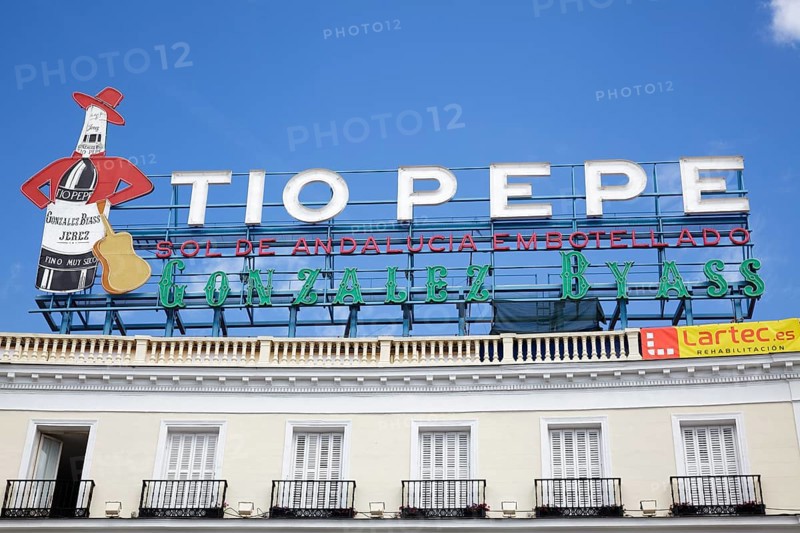 Tio Pepe sign in Sol Square