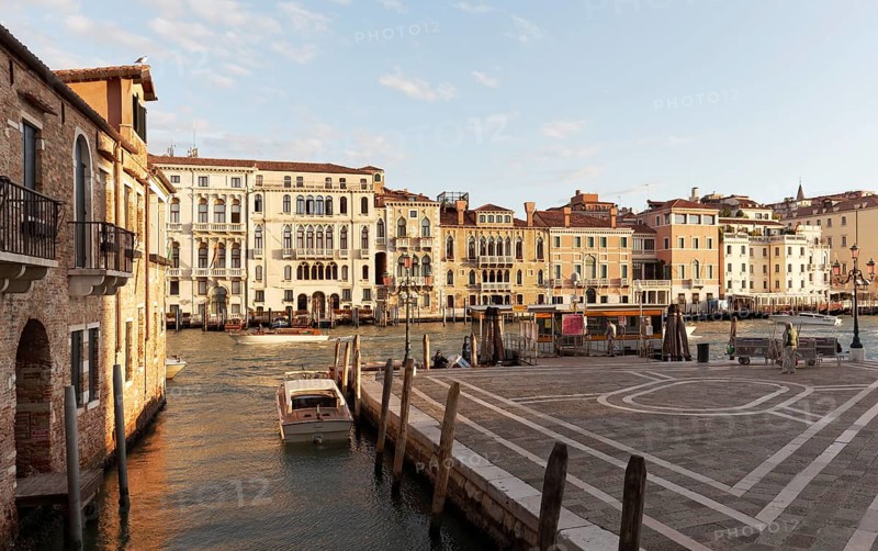 Palazzi by the Grand Canal in the morning light