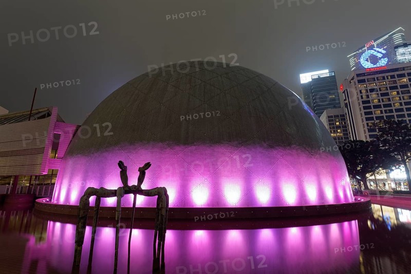 Hong Kong Space Museum at night