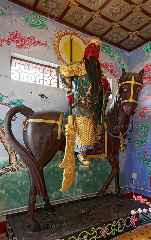 Figure of a Bodhisattva on horseback