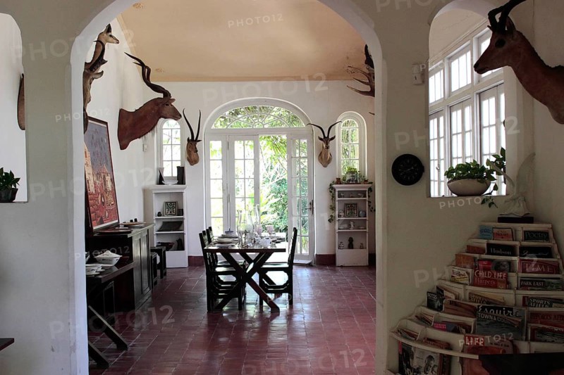 Dining area in the Ernest Hemingway house