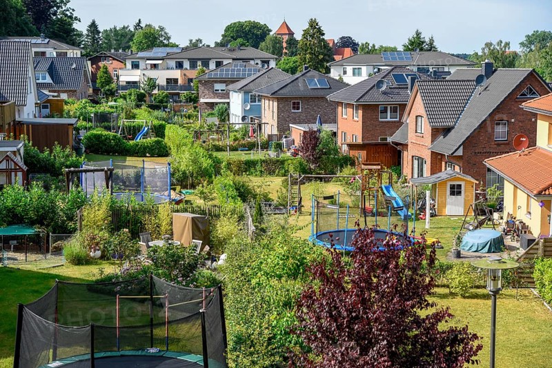 Newly built housing with child-friendly gardens in Preetz