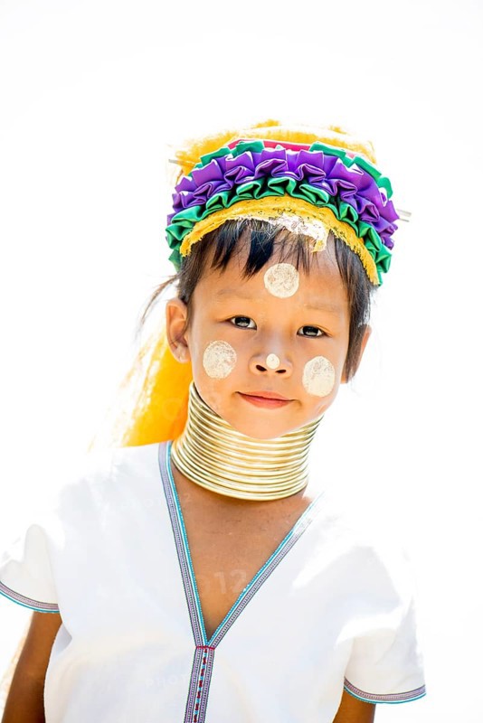 Kayan hill tribe girl