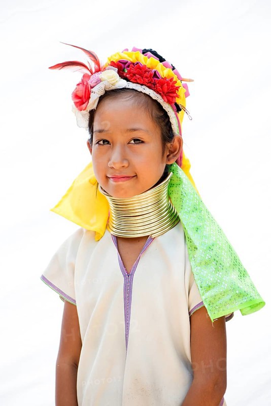 Kayan hill tribe girl