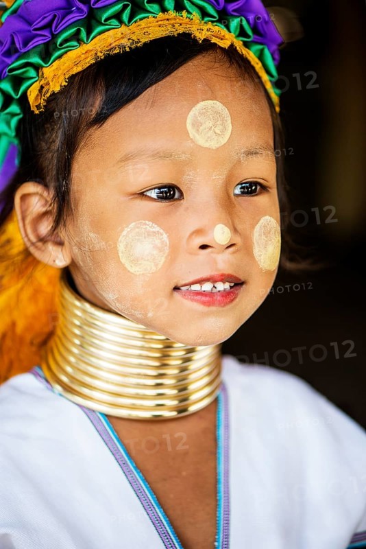 Kayan hill tribe girl