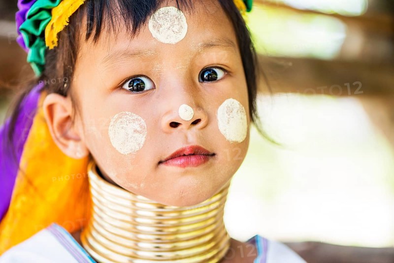 Kayan hill tribe girl