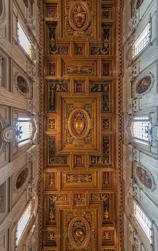 Inside the Archbasilica of St. John Lateran
