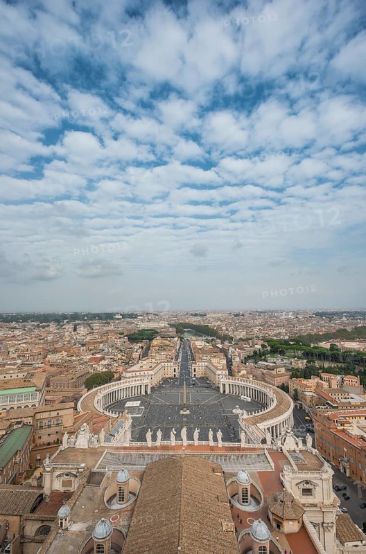 View from the dome of St. Peter's Basilica