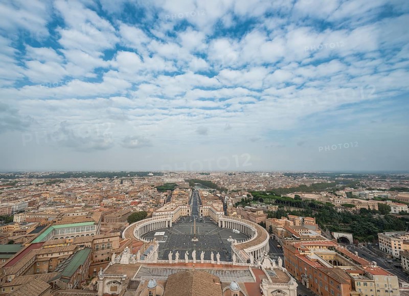 View from the dome of St. Peter's Basilica