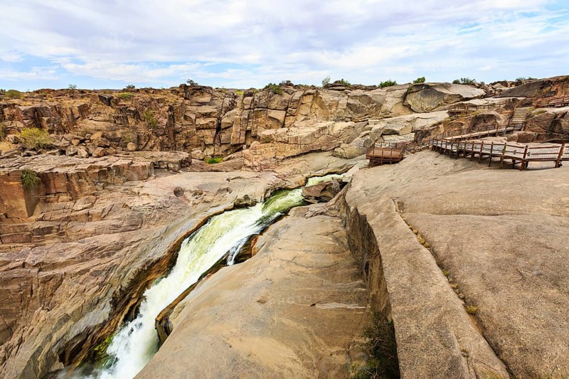 Visitors platform at the Augrabies Falls