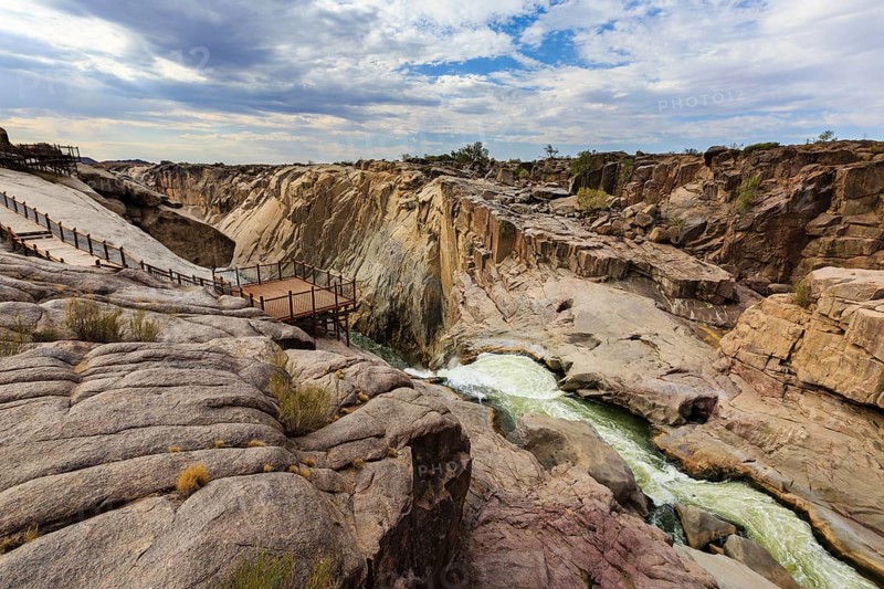 Visitors platform at the Augrabies Falls