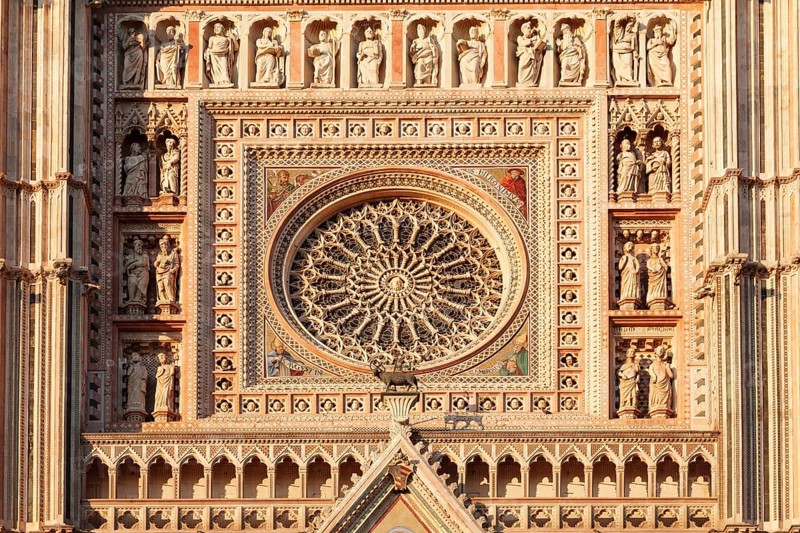 Detail of the facade