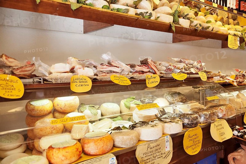 Deli with cheese and Ricatino cured meats