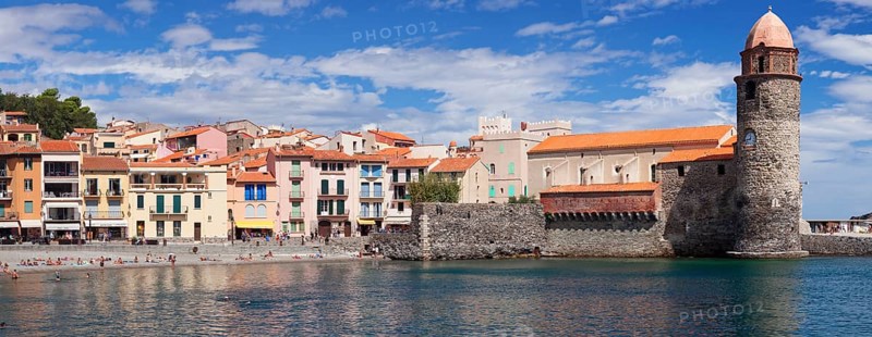 Historic centre with beach