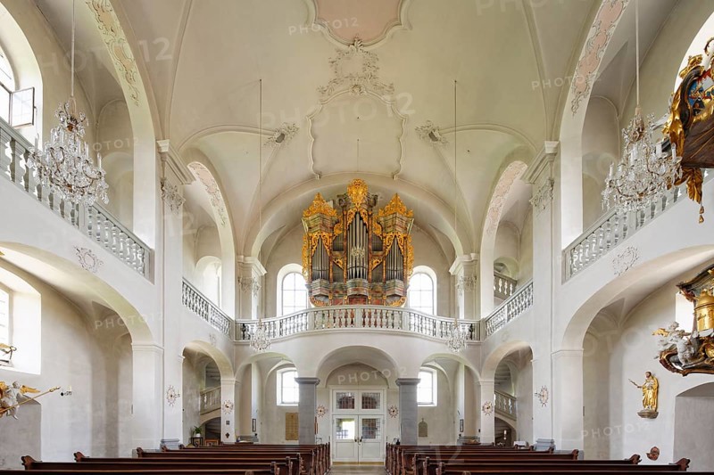 Interior of the Pilgrimage Church of Maria Limbach