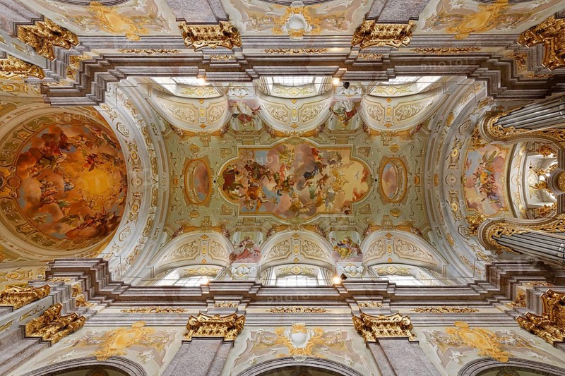 Ceiling fresco by Daniel Gran