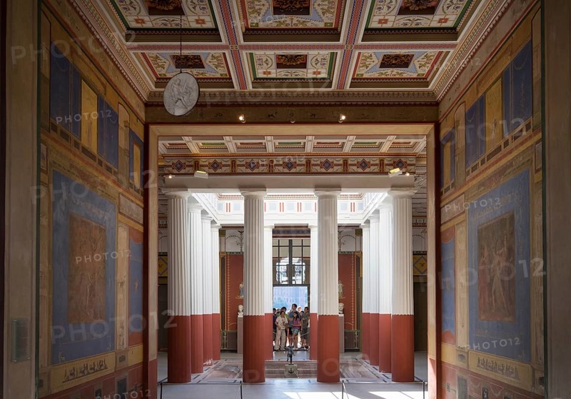 Courtyard in Pompejanum