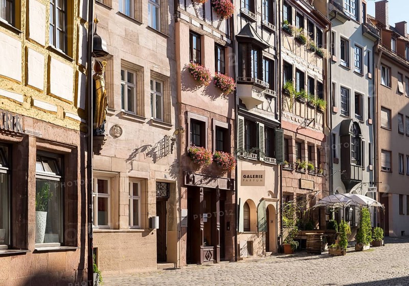 Old crafts houses in Weissgerbergasse
