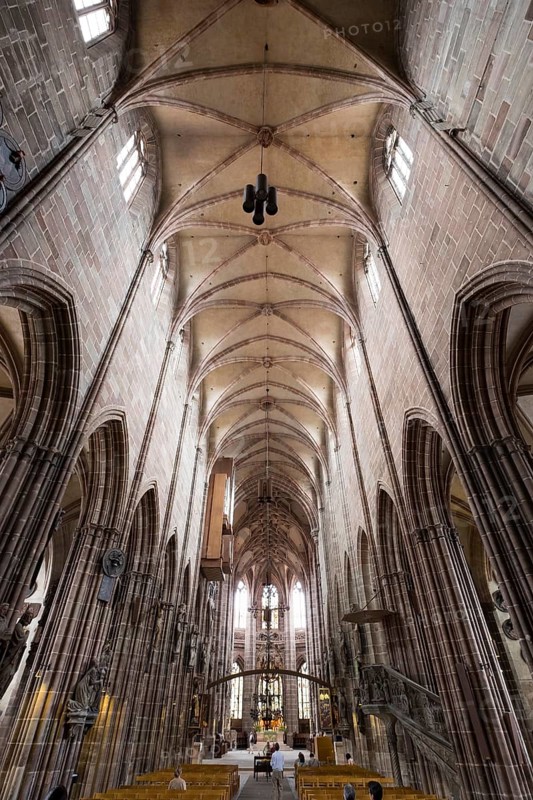 Interior of the St. Lorenz Church