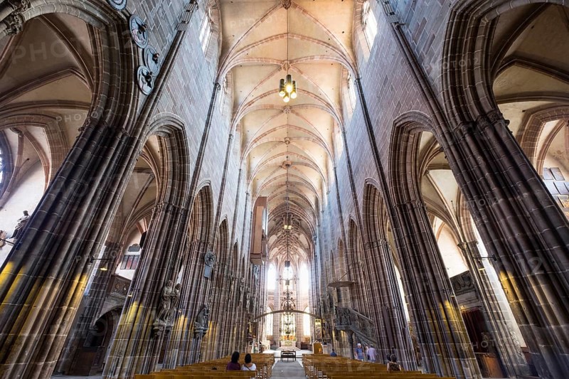 Interior of the St. Lorenz Church