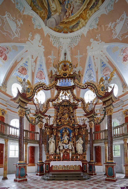 Chancel with the altar
