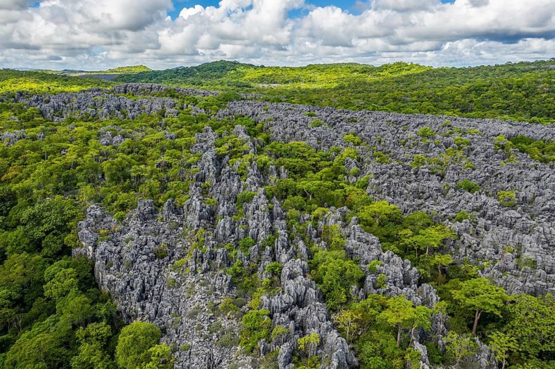 Rugged karst landscape