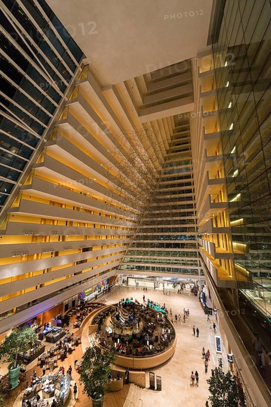 Interior of the Marina Bay Sands Hotel