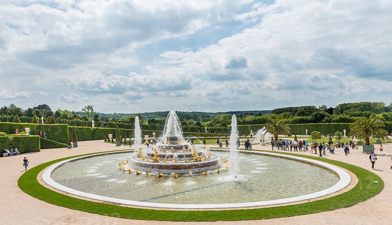 Latona Fountain in Gardens of Versailles