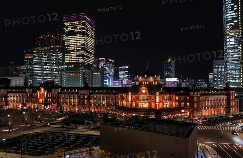 Tokyo Station at Night