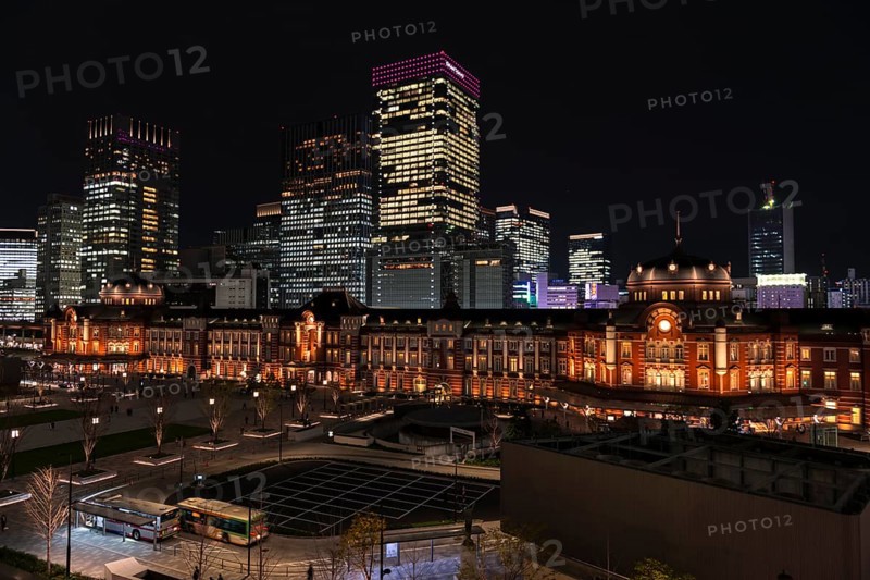 Tokyo Station at Night