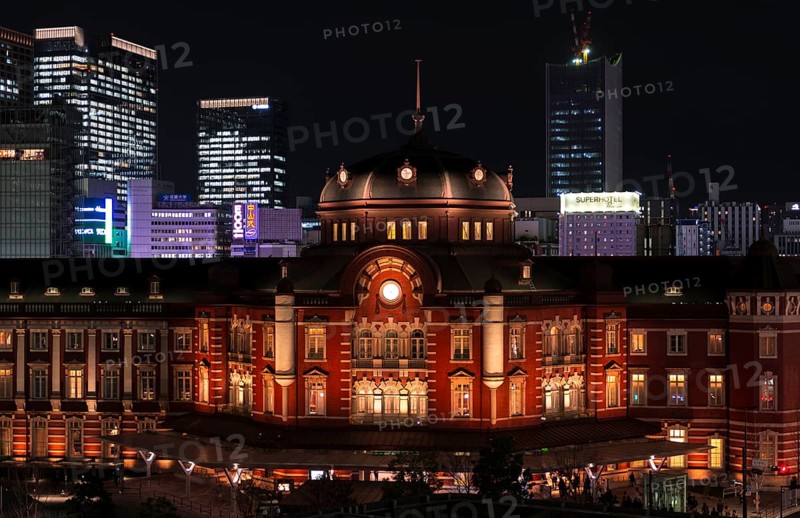 Tokyo Station at Night